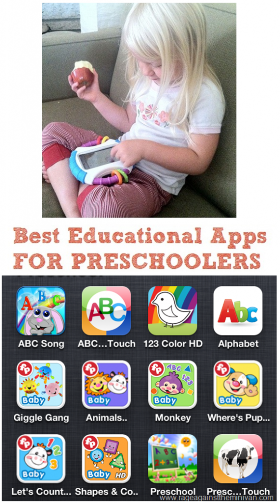 best iphone and ipad apps for preschoolers - Rage Against The Minivan